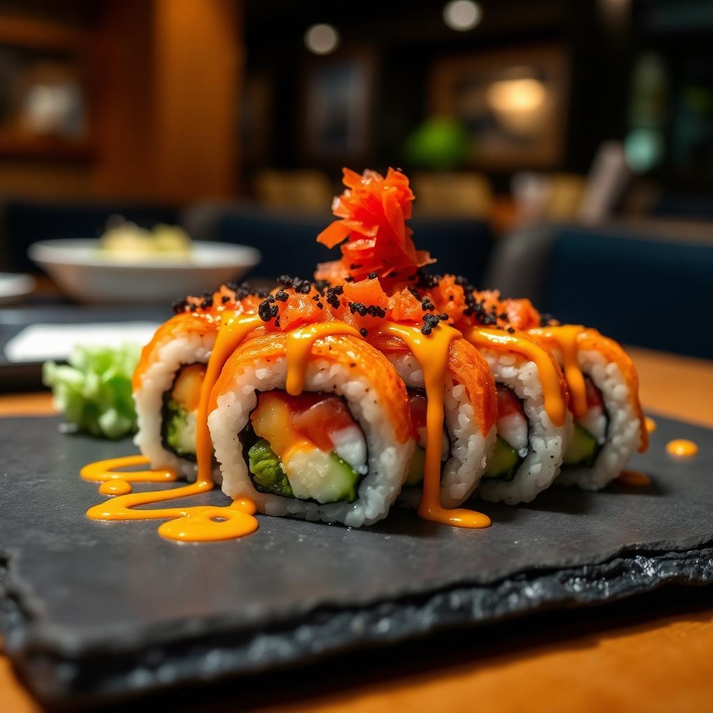 Volcano Sushi Roll